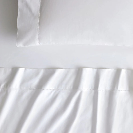 1000TC Hotel Luxury Fitted Sheet SNOW by Sheridan