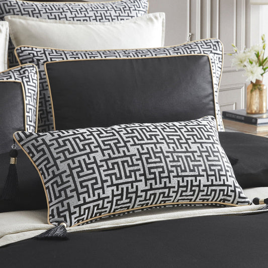 Tywin Black Cushion Pillowcase by Davinci