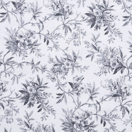 Faye Toile Black Flannelette Sheet Set by Laura Ashley