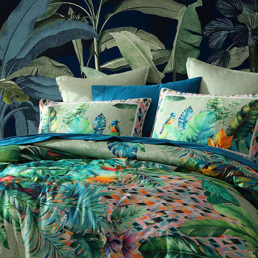 Kalea Multi Quilt Cover Set by Logan and Mason