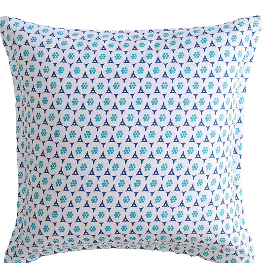 Avalon Blue European Pillowcase by Logan and Mason