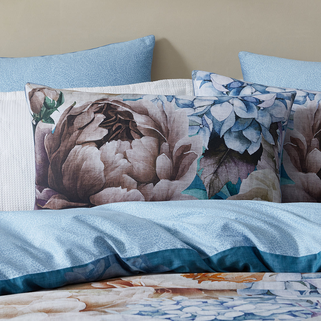Maybelle Blue Quilt Cover Set by Logan and Mason