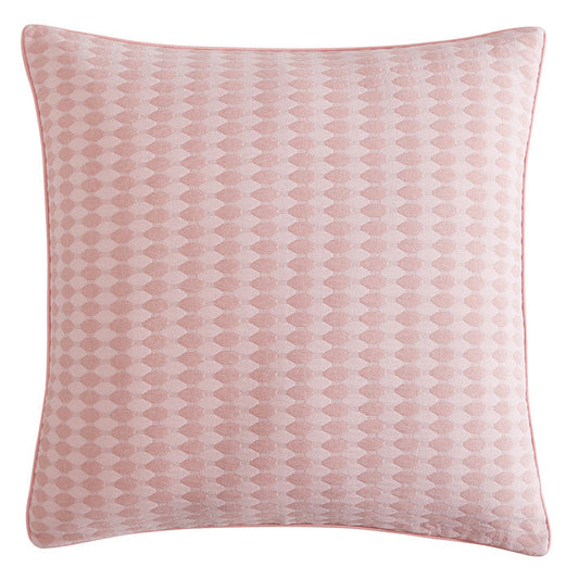 Frankie Blush European Pillowcase by Logan and Mason Platinum