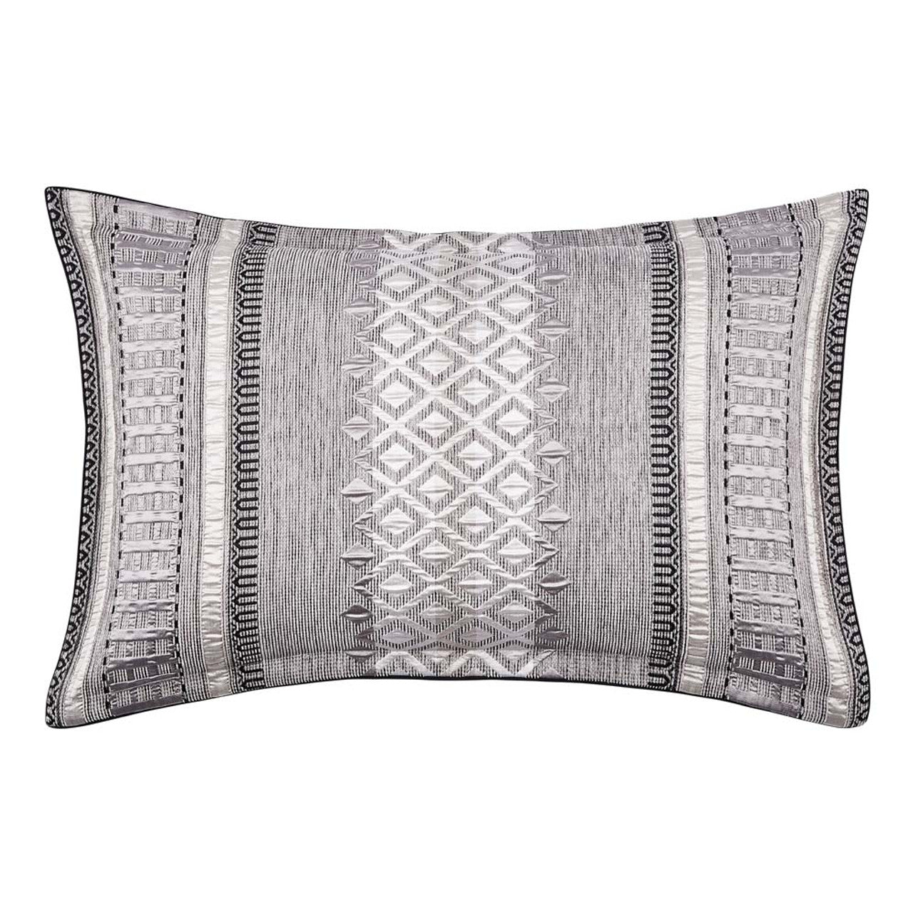 Tribeca Steel Quilt Cover Set by Logan and Mason Platinum