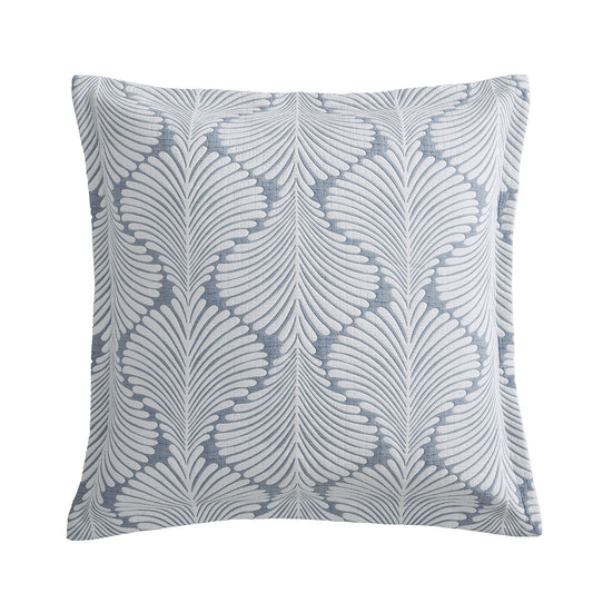 Monsera Chambray European Pillowcase by Private Collection