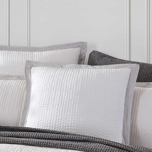 Felix Charcoal European Pillowcase by Private Collection