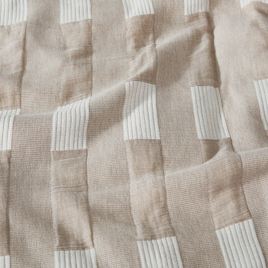 Edge Coffee Quilt Cover Set by Logan and Mason Platinum