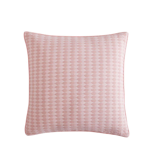 Frankie Blush Square Cushion by Logan and Mason Platinum