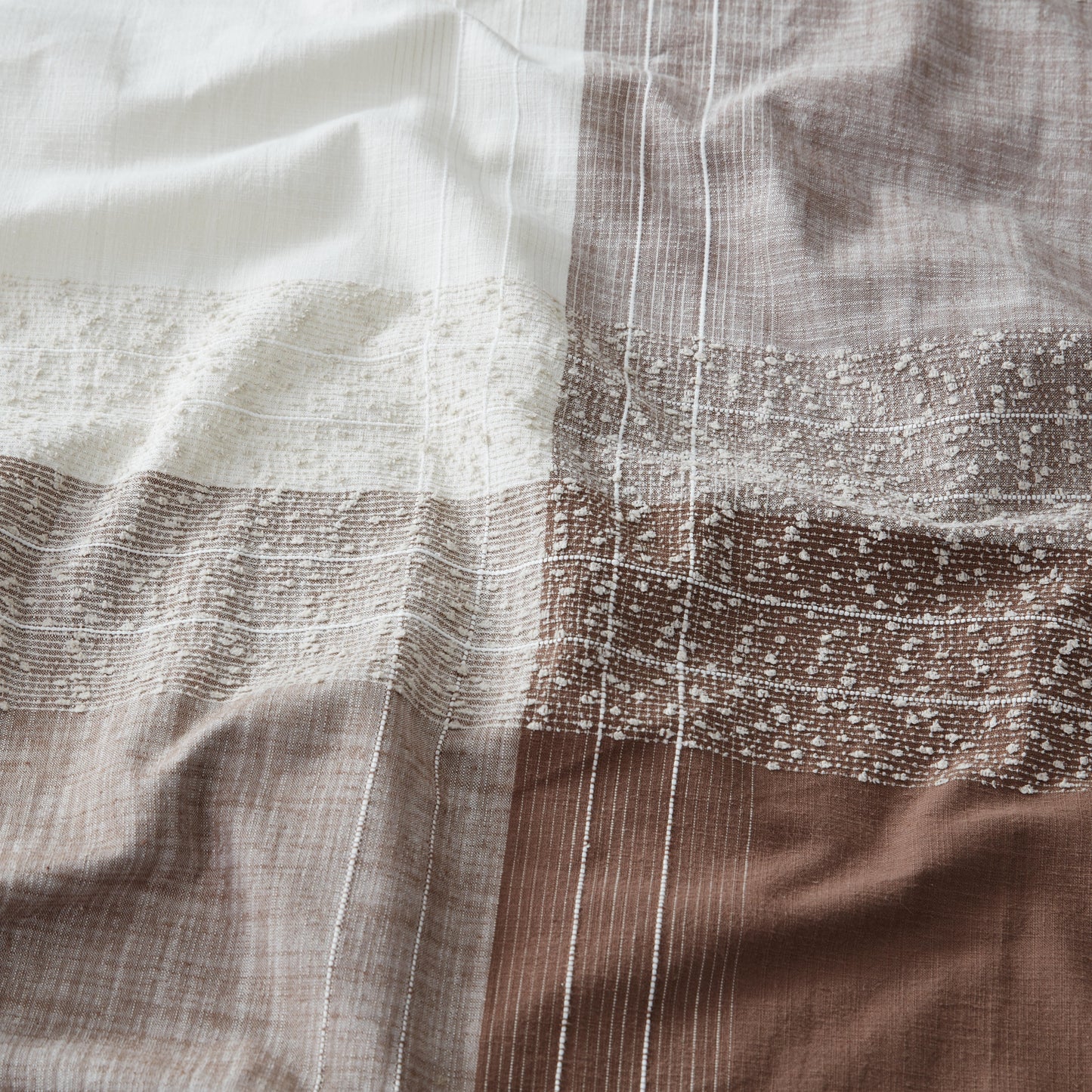 Heritage Coffee Quilt Cover Set by Logan and Mason Platinum