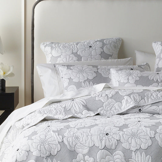 Leona White Bedspread Set By Bianca