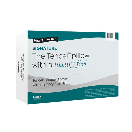 Signature Tencel™ Jacquard Memory Foam Pillows by Protect-A-Bed