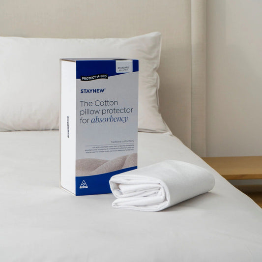 Staynew Cotton Terry Waterproof Pillow Protector by Protect-A-Bed