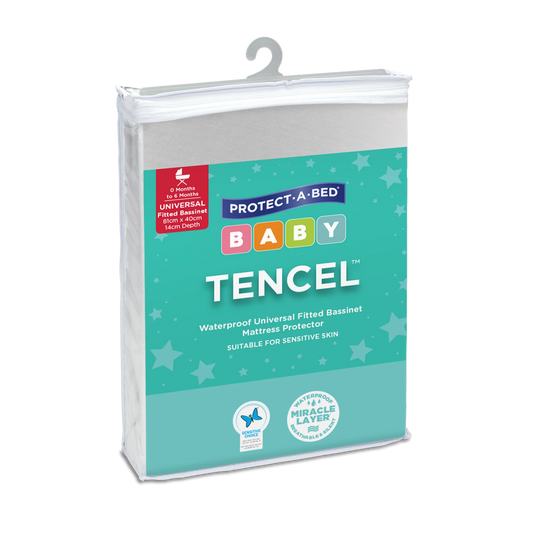 Tencel™ Fitted Waterproof Bassinet Mattress Protector by Protect-A-Bed