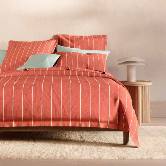 Abbotson Linen RELISH Stripe Quilt Cover by Sheridan