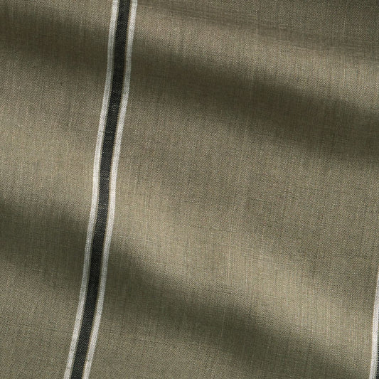 Abbotson Linen Stripe THYME Fitted Sheet by Sheridan