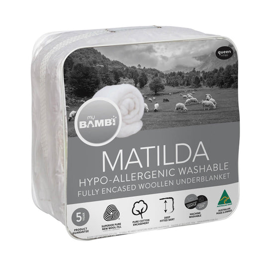 Bambi Hypo-allergenic Wool Underquilt