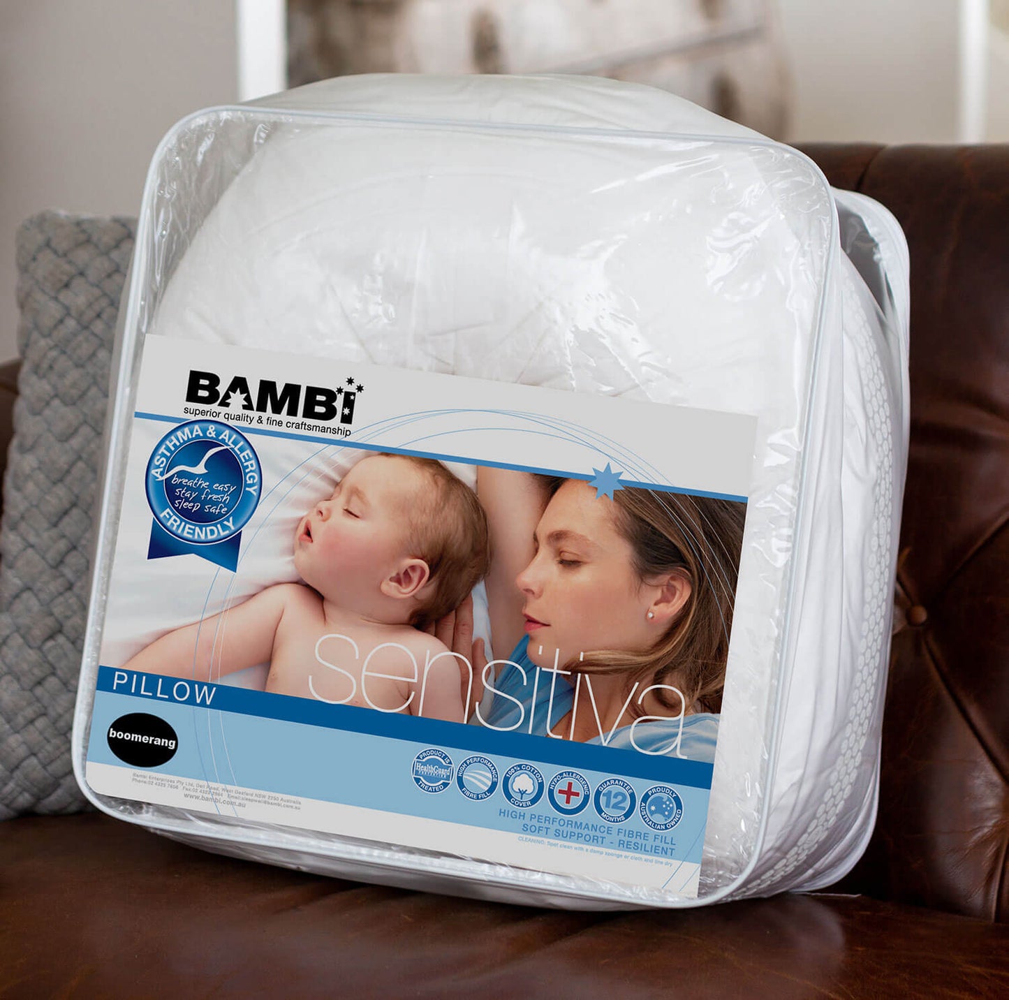Boomerang Pillow – Nursing Pillow by Bambi