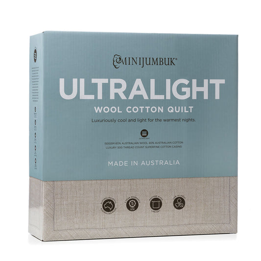 Ultralight Wool Cotton Quilt by MiniJumbuk