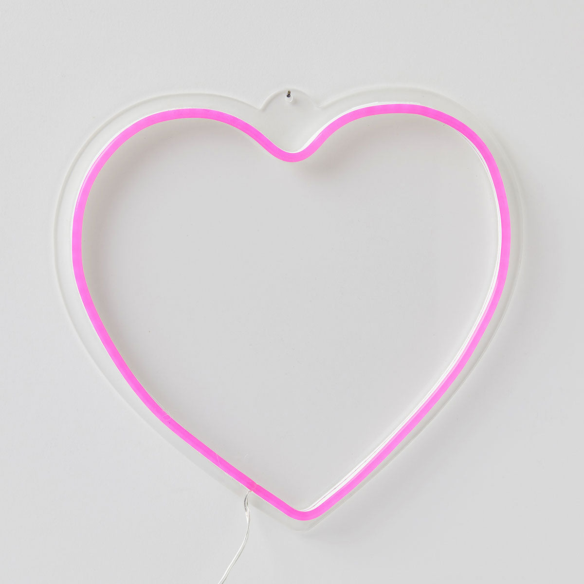 Heart LED Neon Hanging Light by Pilbeam Living