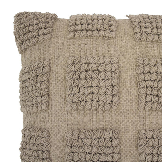Dawson Cushion 45x45cm Almond by Bambury