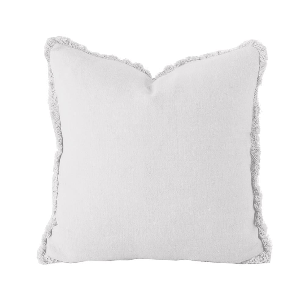 Linen Cushion - Square - Silver by Bambury