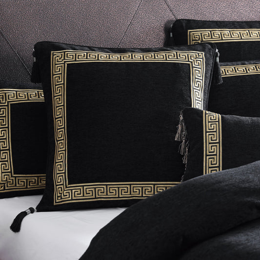 Olympia Black European Pillowcase by Davinci