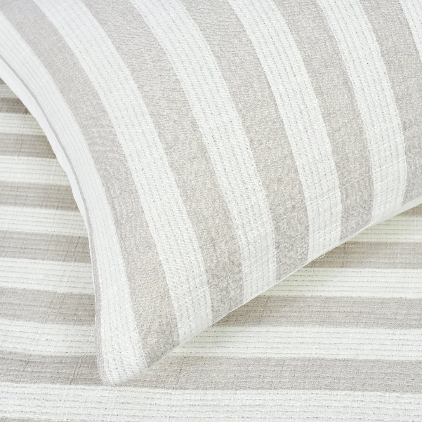 Woden Stone Quilt Cover Set White by Bianca