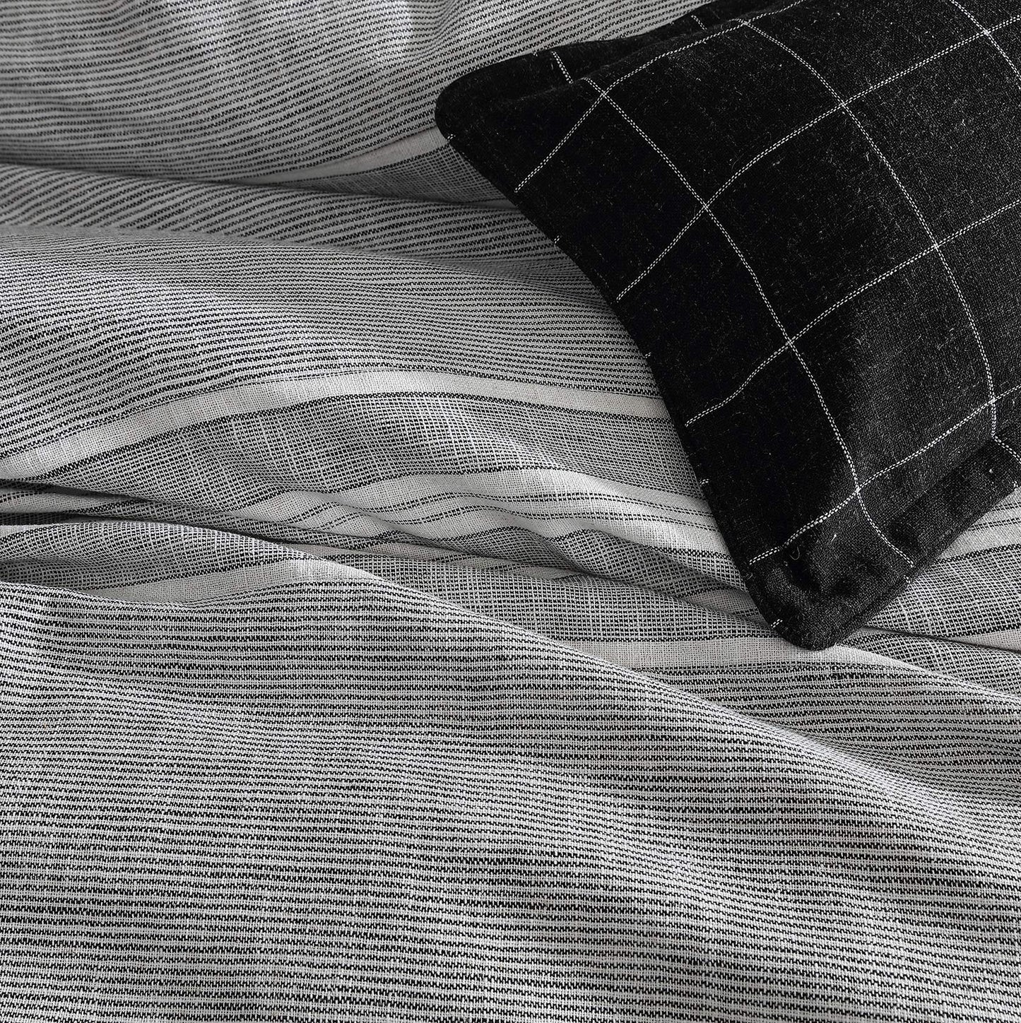 Fitzgerald Coal Quilt Cover Set by Private Collection