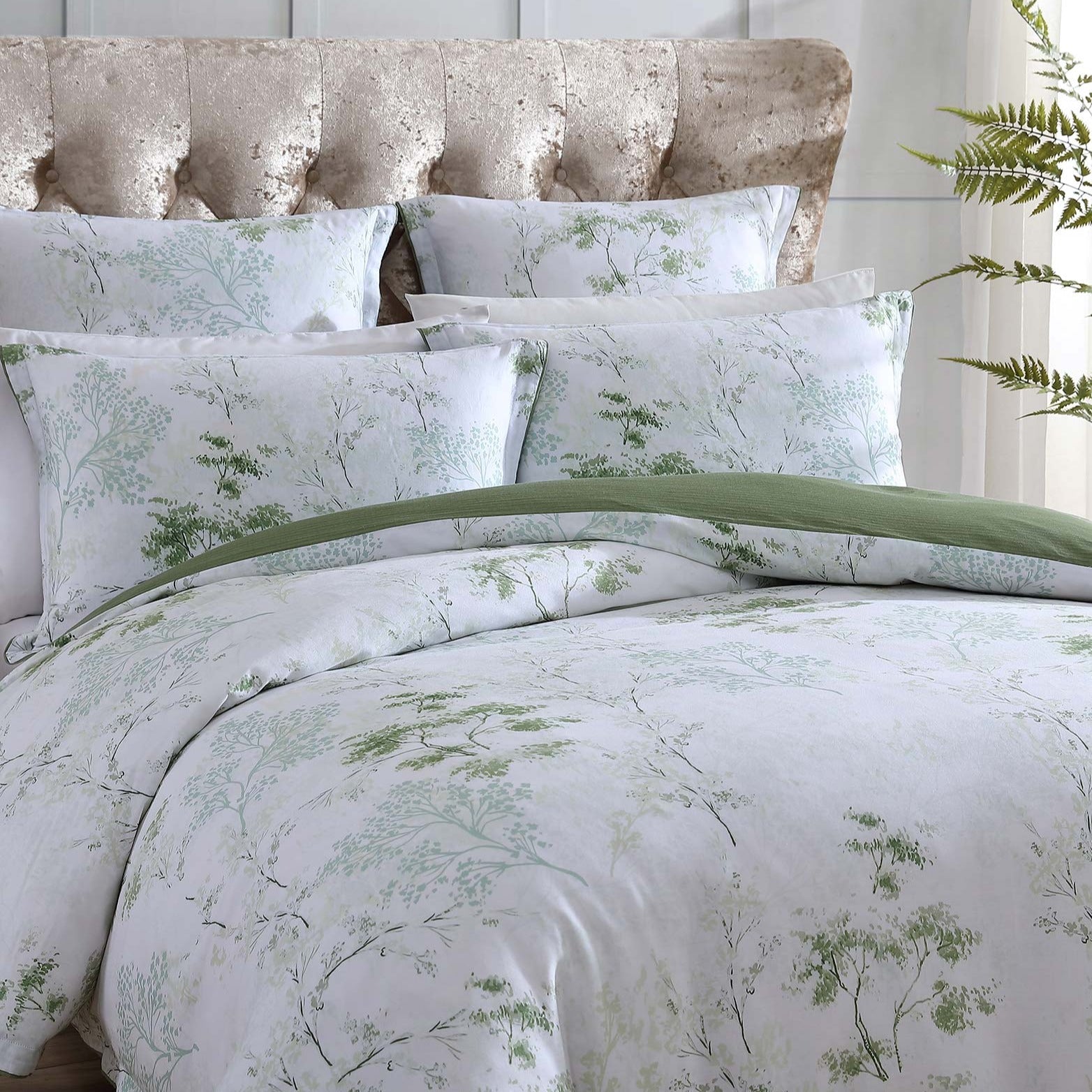 Flinders Sage Quilt Cover Set by Private Collection