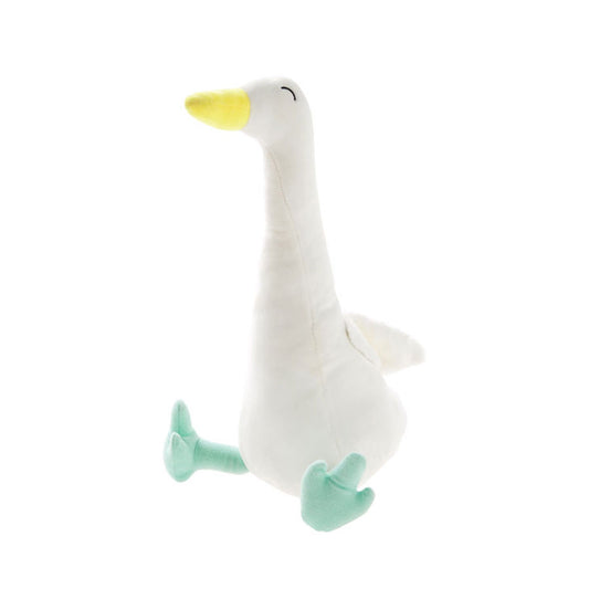 Silly Goose Ivory Novelty Cushion by Hiccups