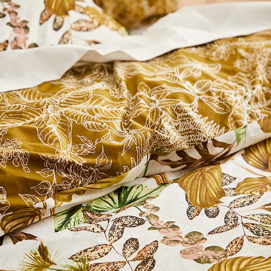 Juno White Quilt Cover Set by Logan & Mason