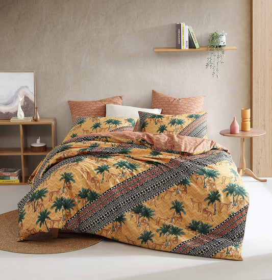 Kalihari Sand Quilt Cover Set by Logan & Mason