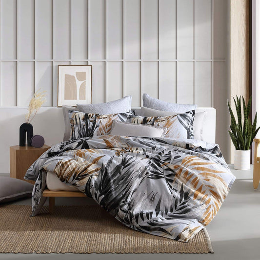 Laguna Natural Quilt Cover Set by Logan & Mason