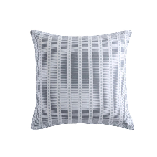 Urban Stripe Charcoal European Pillowcase by Logan and Mason