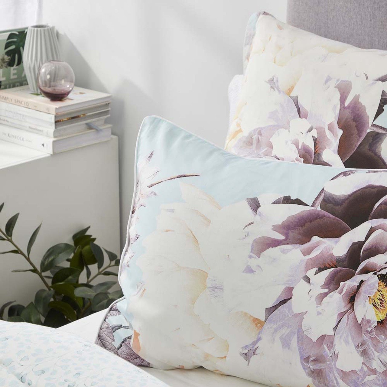 Montrose Heather Quilt Cover Set by Platinum Logan & Mason