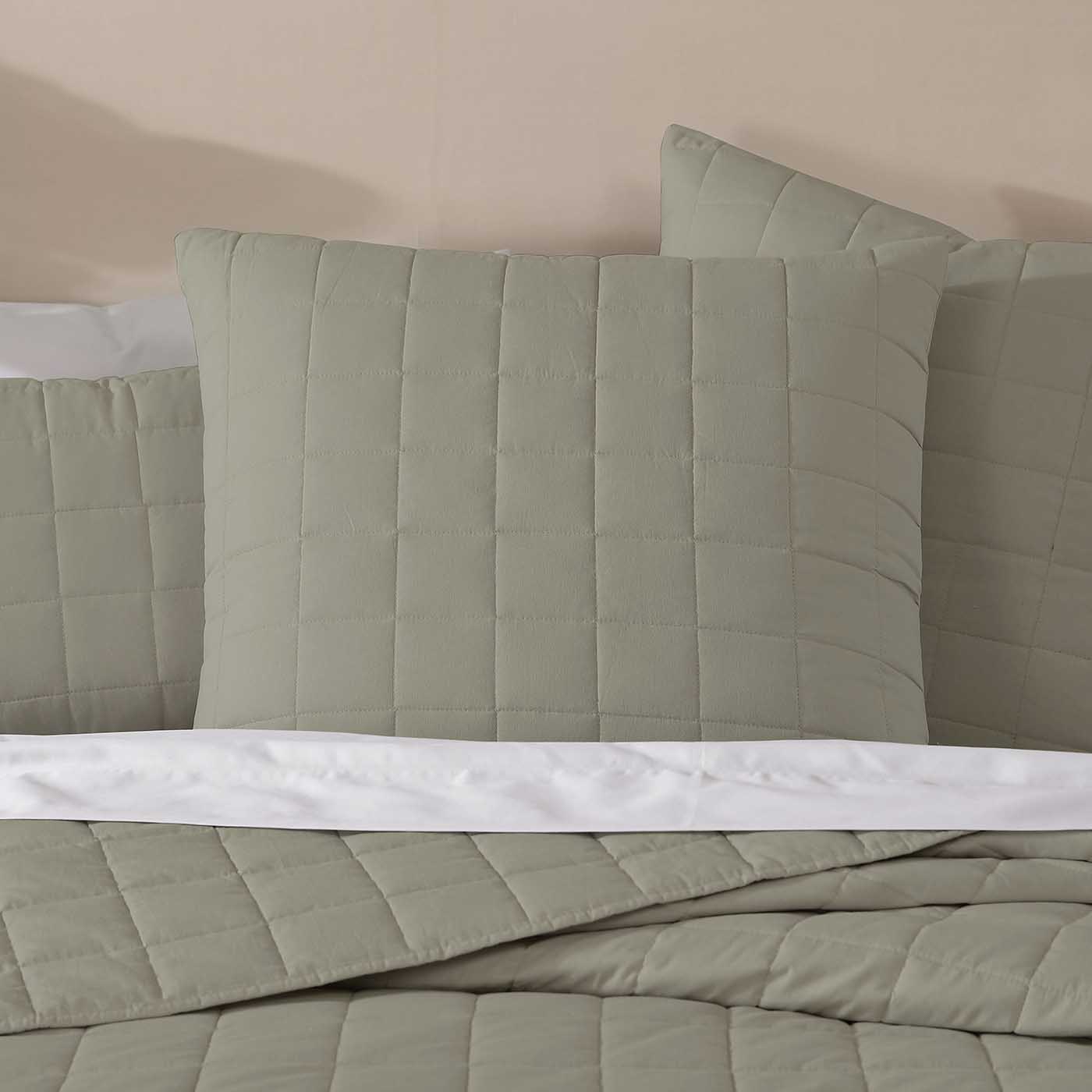 Rhodes Moss Euro Sham by Logan & Mason