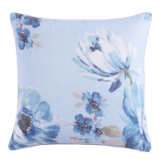Lara Blue European Pillowcase by Platinum