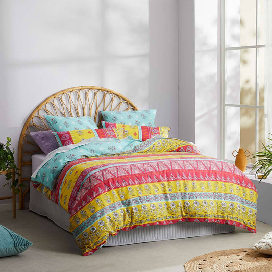 Adhira Summer Quilt Cover Set by Logan & Mason