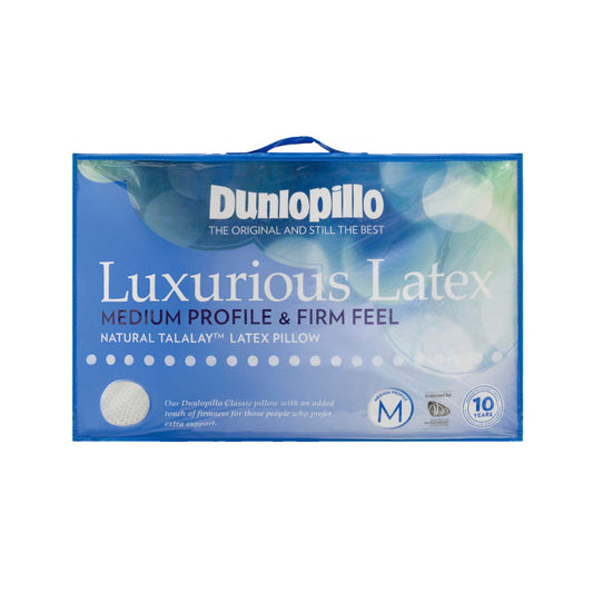 Dunlopillo Luxurious Latex Medium Profile & Firm Feel Pillow