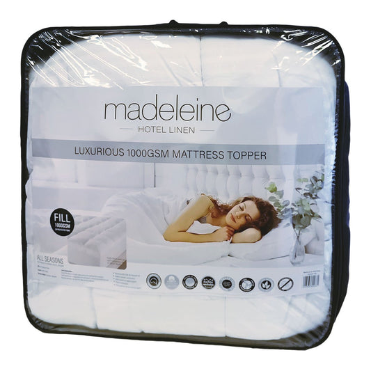 Madeleine Hotel Luxurious 1000gsm Mattress Topper