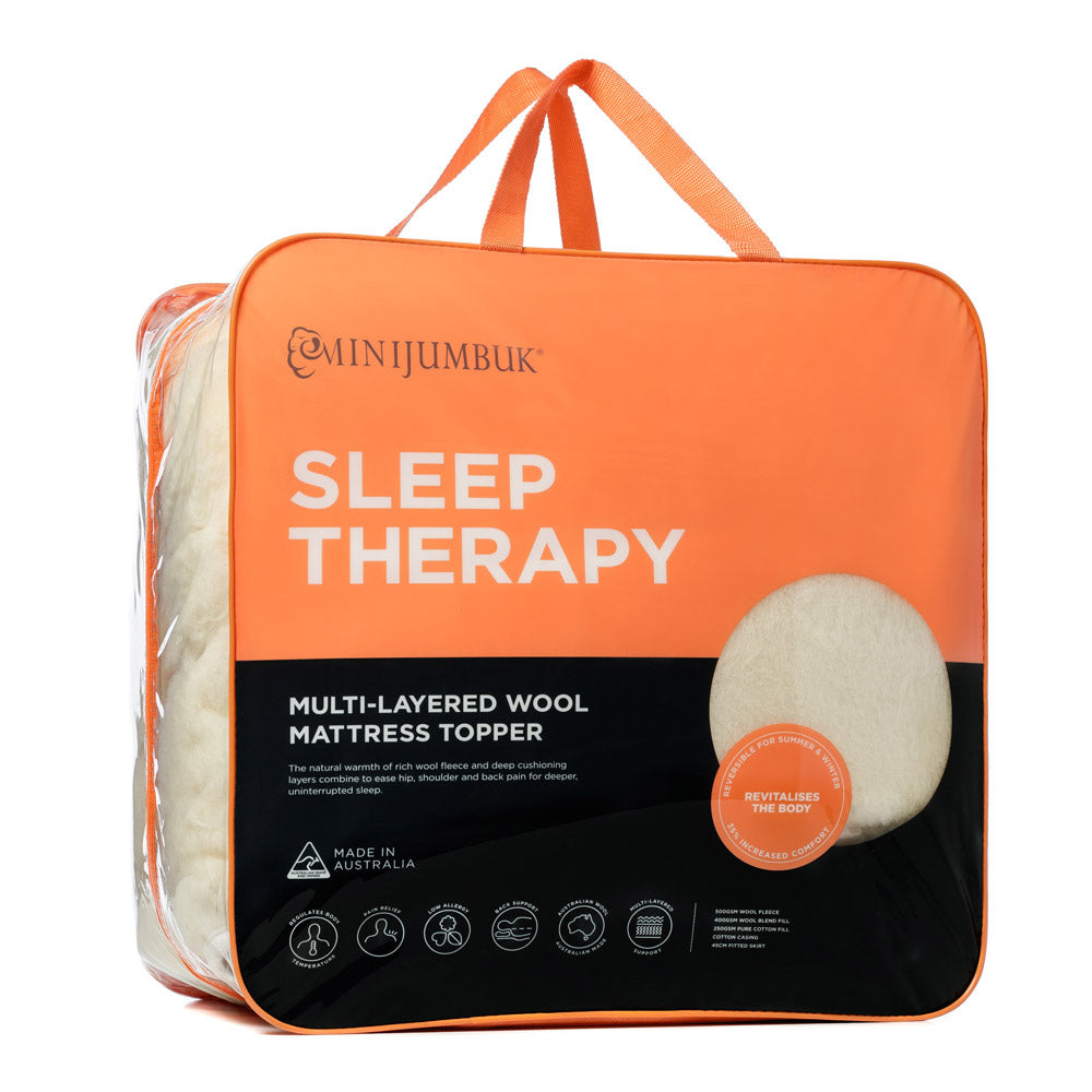 Sleep Therapy Wool Mattress Topper by MiniJumbuk