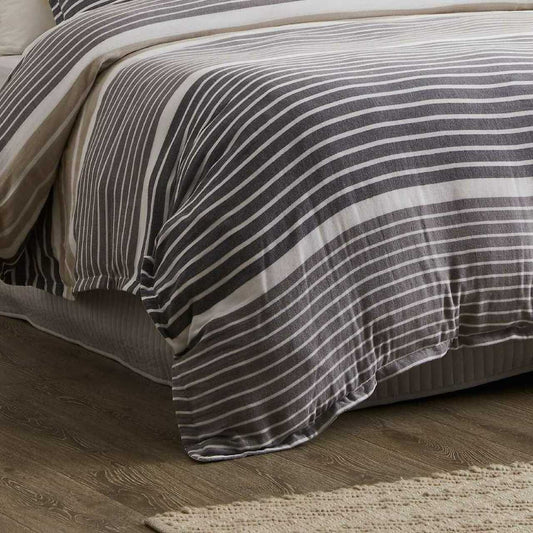 Kalan Natural Quilt Cover Set by Private Collection