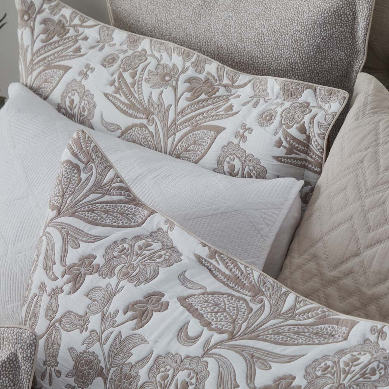 Meridien Stone Quilt Cover Set by Private Collection