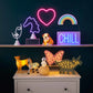 Heart LED Neon Hanging Light by Pilbeam Living