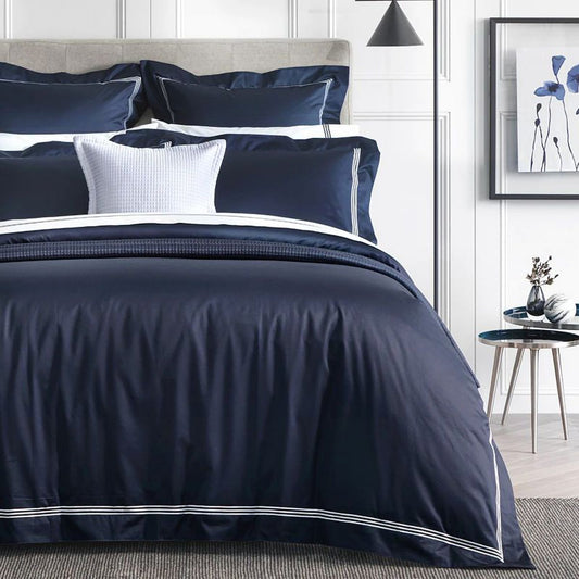 1200TC Palais Lux Midnight Quilt Cover by Sheridan