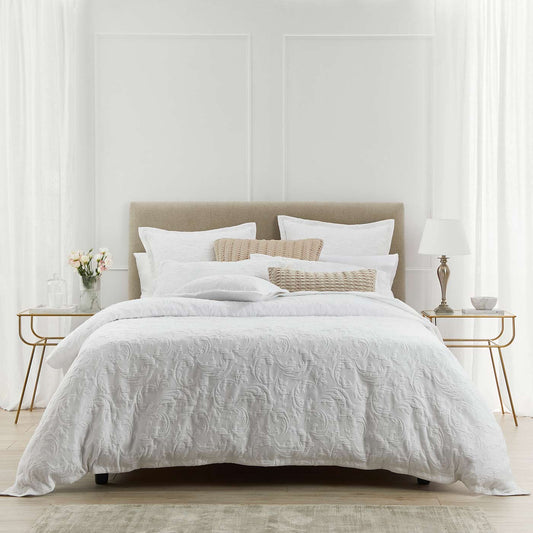 Parisi White Quilt Cover Set by Private Collection