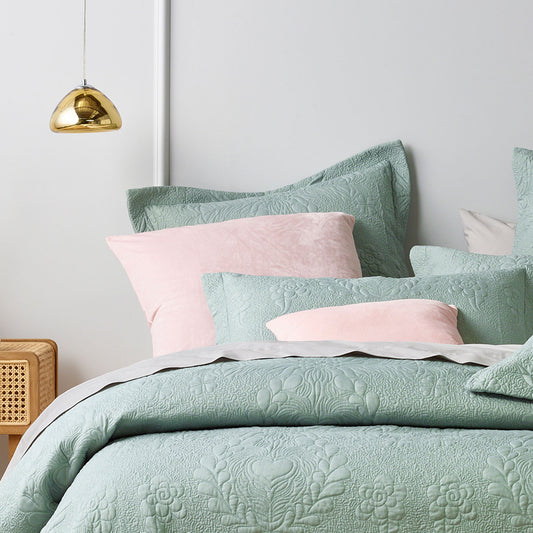 Florida Bedspread Set Sage By Bianca