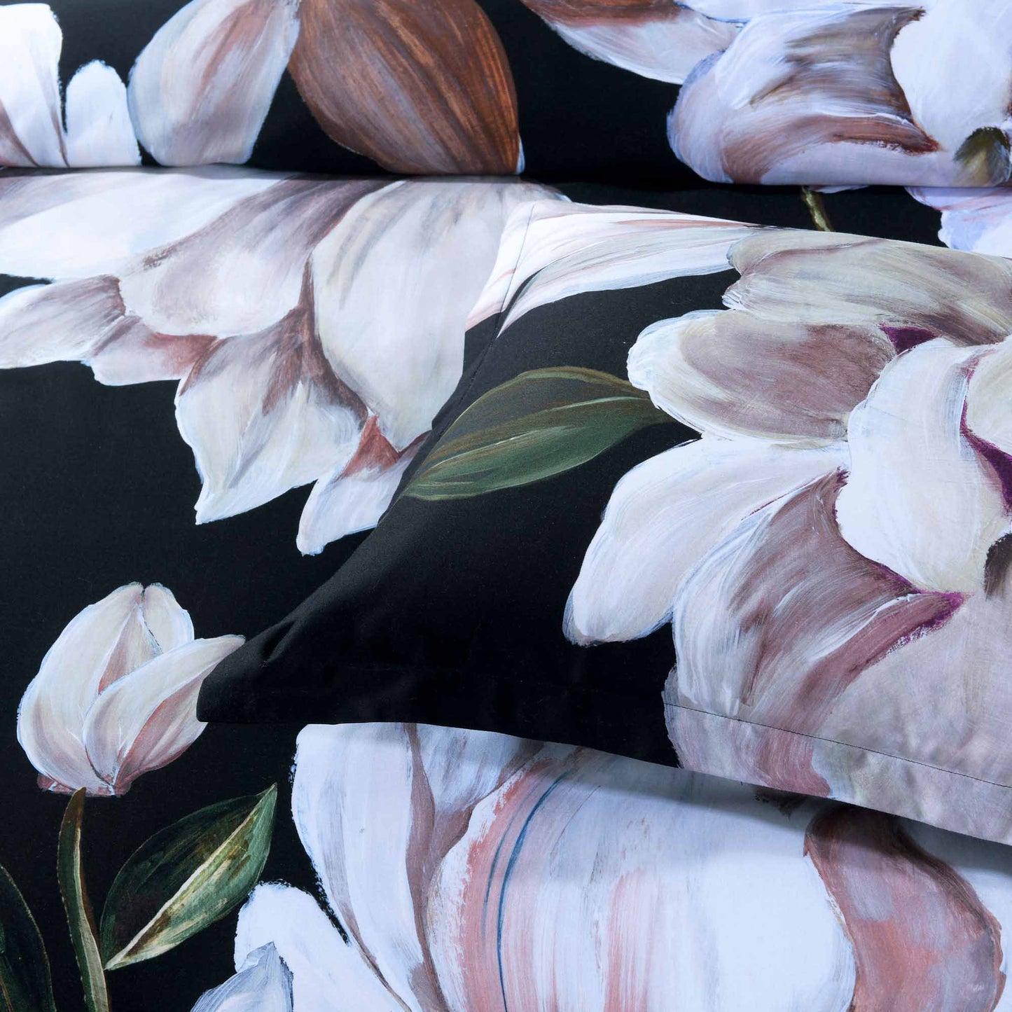 Tazanna Black Quilt Cover Set by Bianca