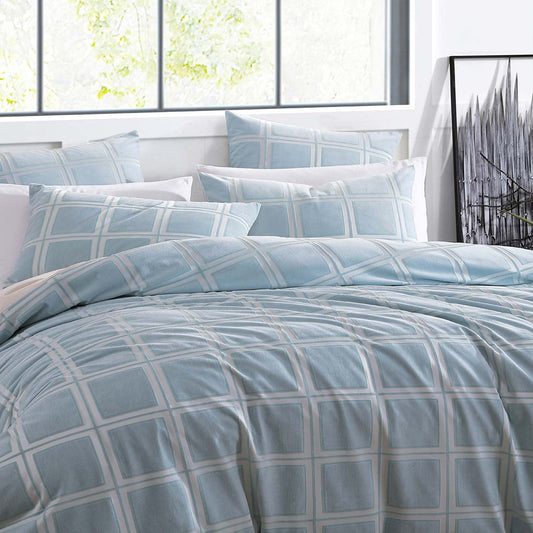 Rowan Seafoam Quilt Cover Set by Platinum