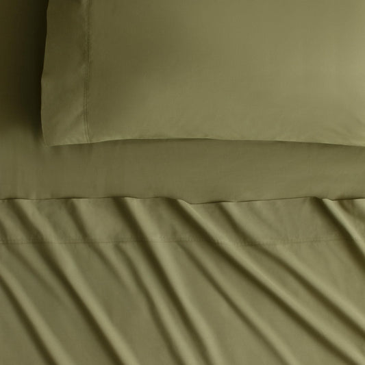 Byren Percale Sheet Set ALOE by Sheridan